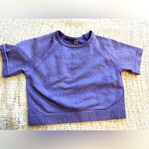 ‼️PART OF FOUR FOR 10‼️ Small Purple Crop Top work out shirt